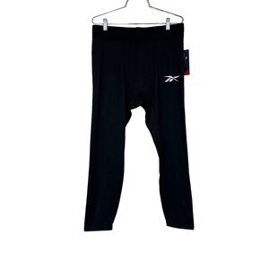 Reebok Men’s True Base Compression Pant Black XL